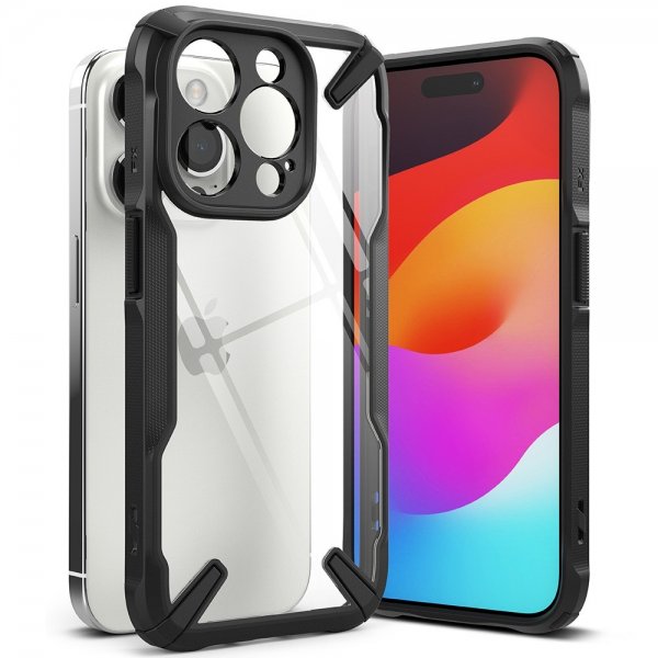Ringke iPhone 15 Pro Cover Fusion X Sort