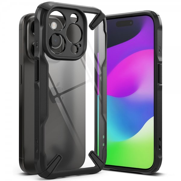 Ringke iPhone 15 Pro Cover Fusion X Sort