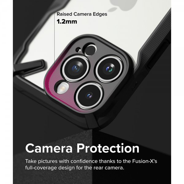 Ringke iPhone 15 Pro Cover Fusion X Sort