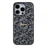 Guess iPhone 15 Pro Cover G Cube Grip Stand Sort