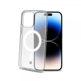 Celly iPhone 15 Pro Cover GELSKINMAG MagSafe Transparent