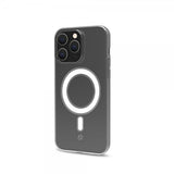 Celly iPhone 15 Pro Cover GELSKINMAG MagSafe Transparent