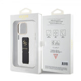 Guess iPhone 15 Pro Cover Grip Stand Klar Gennemsigtig