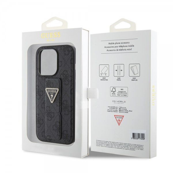 Guess iPhone 15 Pro Cover Grip Stand Function Sort