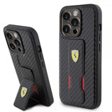 Ferrari iPhone 15 Pro Cover Grip Stand Function Sort