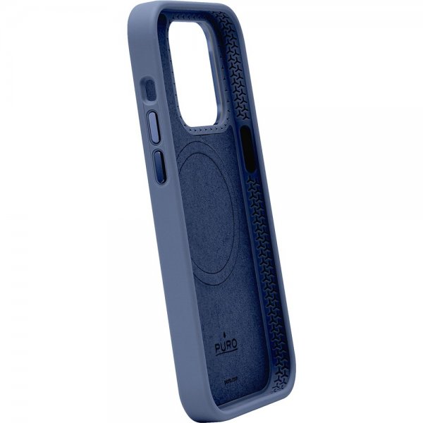 Puro iPhone 15 Pro Cover ICON Mag Pro Blå