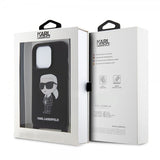 Karl Lagerfeld iPhone 15 Pro Cover Ikonik Crossbody Sort