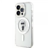 Karl Lagerfeld iPhone 15 Pro Cover Ikonik MagSafe Klar