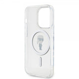 Karl Lagerfeld iPhone 15 Pro Cover Ikonik MagSafe Klar