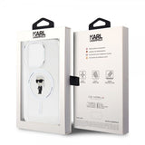 Karl Lagerfeld iPhone 15 Pro Cover Ikonik MagSafe Klar