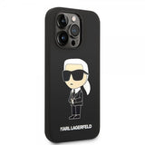 Karl Lagerfeld iPhone 15 Pro Cover Ikonik NFT Sort