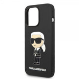 Karl Lagerfeld iPhone 15 Pro Cover Ikonik NFT Sort