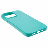 Mercury iPhone 15 Pro Cover Jelly Glitter Cyan