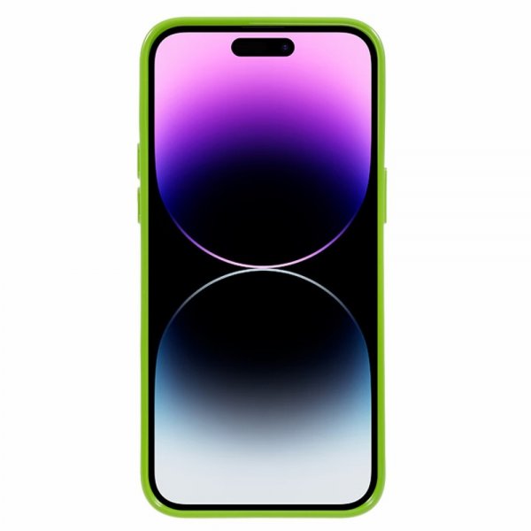 Mercury iPhone 15 Pro Cover Jelly Glitter Grøn