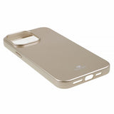 Mercury iPhone 15 Pro Cover Jelly Glitter Guld