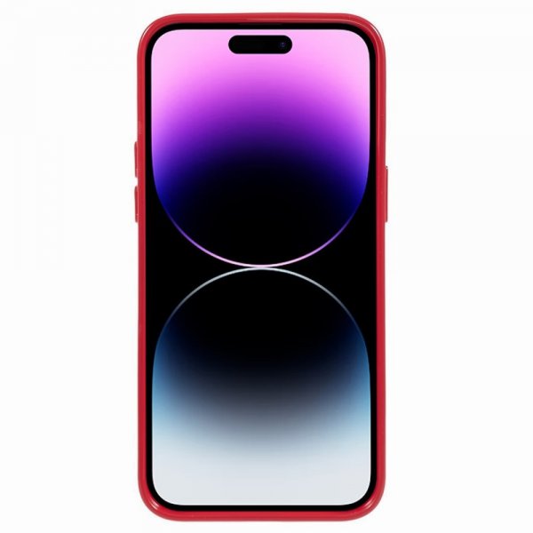 Mercury iPhone 15 Pro Cover Jelly Glitter Magenta