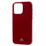Mercury iPhone 15 Pro Cover Jelly Glitter Rød