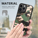 iPhone 15 Pro Cover Camouflage Brun