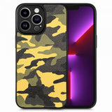 iPhone 15 Pro Cover Camouflage Gul