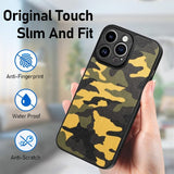 iPhone 15 Pro Cover Camouflage Gul