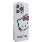 Hello Kitty iPhone 15 Pro Cover Kitty Logo Hvid