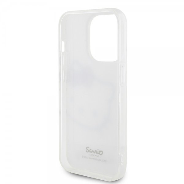 Hello Kitty iPhone 15 Pro Cover Kitty Logo Hvid