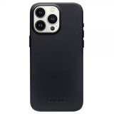 Qialino iPhone 15 Pro Cover Kunstlæder MagSafe Sort