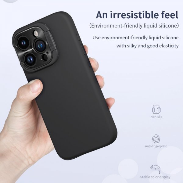 Nillkin iPhone 15 Pro Cover LensWing MagSafe Lilla