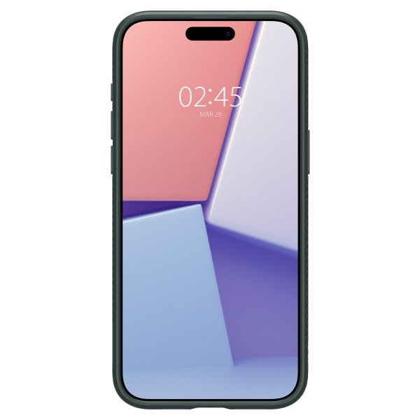 Spigen iPhone 15 Pro Cover Liquid Air Abyss Green