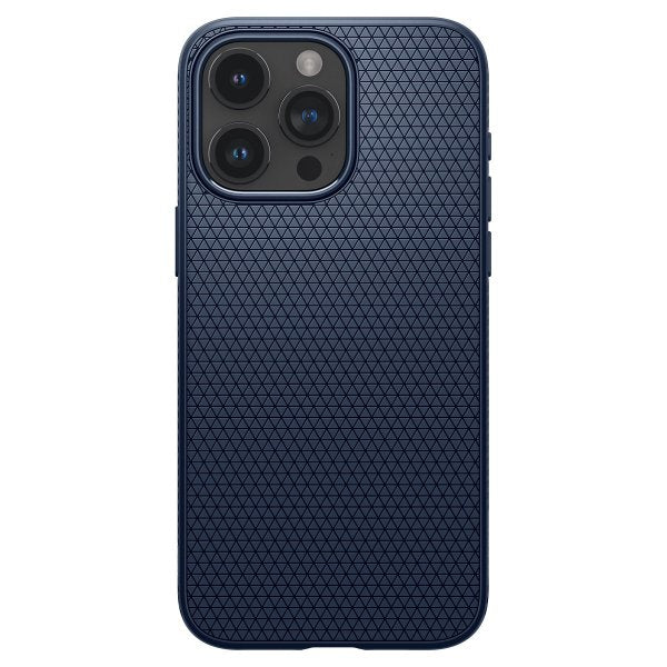 Spigen iPhone 15 Pro Cover Liquid Air Navy Blue