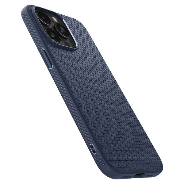 Spigen iPhone 15 Pro Cover Liquid Air Navy Blue