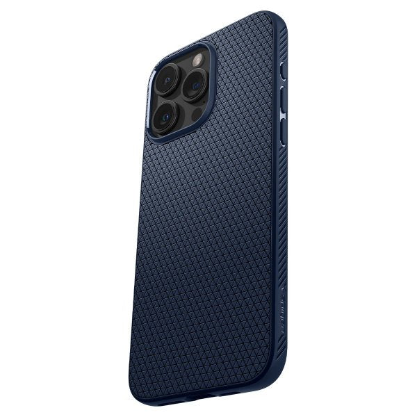 Spigen iPhone 15 Pro Cover Liquid Air Navy Blue