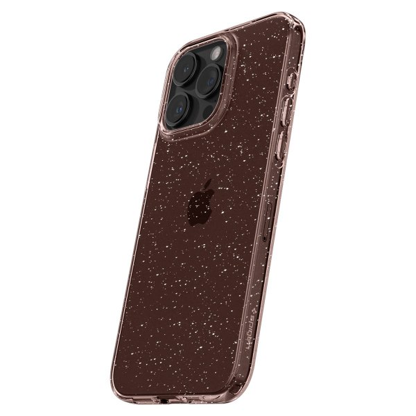 Spigen iPhone 15 Pro Cover Liquid Crystal Glitter Rose Quartz