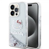 Hello Kitty iPhone 15 Pro Cover Liquid Glitter Translucent