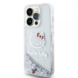Hello Kitty iPhone 15 Pro Cover Liquid Glitter Translucent