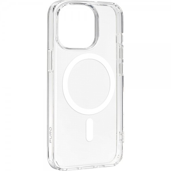 Puro iPhone 15 Pro Cover LITE MAG Transparent