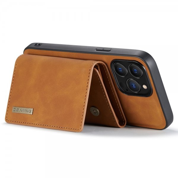 Dg.Ming iPhone 15 Pro Cover M1 Series Aftagelig Kortholder Brun