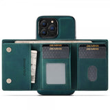Dg.Ming iPhone 15 Pro Cover M1 Series Aftagelig Kortholder Grøn