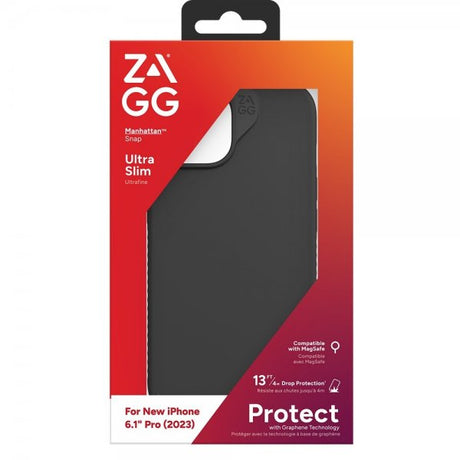ZAGG iPhone 15 Pro Cover Manhattan Snap Sort