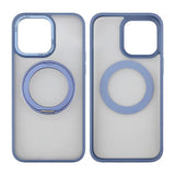 Rvelon iPhone 15 Pro Cover Roterbart MagSafe Stativ Blå