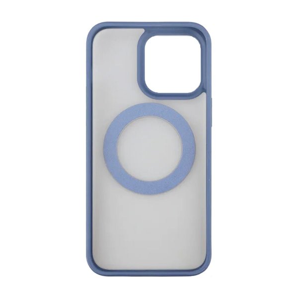 Rvelon iPhone 15 Pro Cover Roterbart MagSafe Stativ Blå