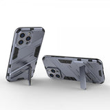 iPhone 15 Pro Cover med Stativ Mørkeblå
