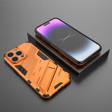 iPhone 15 Pro Cover med Stativ Orange
