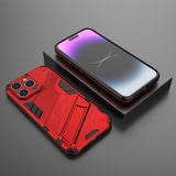 iPhone 15 Pro Cover med Stativ Rød