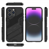 iPhone 15 Pro Cover med Støtteben Sort