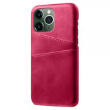 iPhone 15 Pro Cover med to Kortlommer Magenta