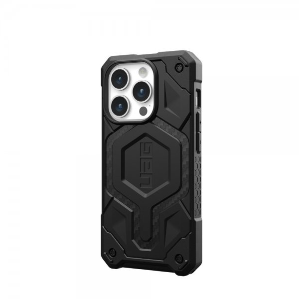 Urban Armor Gear (UAG) iPhone 15 Pro Cover Monarch Pro MagSafe Carbon Fiber