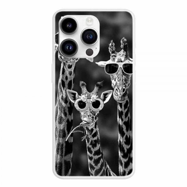 iPhone 15 Pro Cover Motiver Giraffer