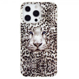 iPhone 15 Pro Cover Motiv Hvid Tiger