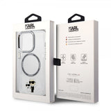 Karl Lagerfeld iPhone 15 Pro Cover NFT Karl & Choupette Transparent